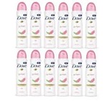 Ficha técnica e caractérísticas do produto 12 UNIDADES Desodorante Aerosol Antitranspirante Feminino - Dove Go Fresh 150ml