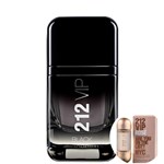 Ficha técnica e caractérísticas do produto 212 VIP Black Carolina Herrera EDP - Perfume Masculino 50ml + 212 VIP ROSE EDP Travel Size 5 Ml