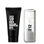 Ficha técnica e caractérísticas do produto 212 Vip Men Carolina Herrera - Masculino - Eau de Toilette - Perfume + Gel de Banho