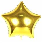 Ficha técnica e caractérísticas do produto 120 Balão Metalizado Estrela 48cm Dourado