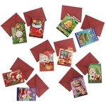 Ficha técnica e caractérísticas do produto 10 Conjuntos Sortidas Cartões De Convite De Natal Que Desejam Cartão De Natal Favor