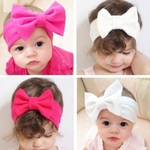 Ficha técnica e caractérísticas do produto 10 cores crianças de algodão cabelo arco Banda Doce Banda de cabeça acessórios para o cabelo do bebê