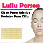10 Kit 10 Pares Adesivo Protetor para Cílios - Lullu Person