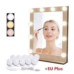 Ficha técnica e caractérísticas do produto 10 LAMPADAS LED 3 Cores Luzes espelho de maquiagem regulável