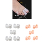 Ficha técnica e caractérísticas do produto 10 Pares Masculino Feminino Toe Tampões De Tubo Pé Calos Removedor Bolhas Toe Protector
