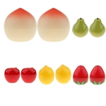 Ficha técnica e caractérísticas do produto 10 Pcs Frutas Forma Recipiente Cosmético Maquiagem Rosto Creme Frascos Soros Garrafa