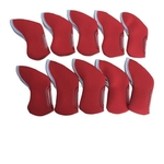 Ficha técnica e caractérísticas do produto 10 pcs Golf Iron Head Nylon Cover Case - Vermelho