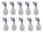 Ficha técnica e caractérísticas do produto 10 Pulverizador Borrifador Spray Água Manual Barbeiro 550ml