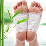 Ficha técnica e caractérísticas do produto 100 Pcs Detox Foot Pads Patch Desintoxicar Toxinas Fit Cuidados De Saúde Almofada De Desintoxicação Novo