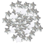Ficha técnica e caractérísticas do produto 100 Peças Glitter Star Confetes Polvilhar Iridescente Decoração De Mesa Metálica