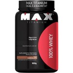 Ficha técnica e caractérísticas do produto 100% Whey 900g - Chocolate - Max Titanium - 600 G