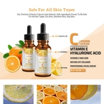 Ficha técnica e caractérísticas do produto 10ml De Vitamina C ácido Hialurônico Retinol Hidratante Soro Antienvelhecimento Facial