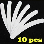 Ficha técnica e caractérísticas do produto 10pcs cinza limas de unhas Nail Art 100/180 Grit Grit Manicure Lixa Polidora