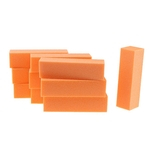 Ficha técnica e caractérísticas do produto 10Pcs Nail Art Buffer Files Block Manicure Buffing Sanding Polish Orange