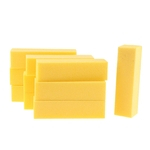 Ficha técnica e caractérísticas do produto 10Pcs Nail Art Buffer Files Block Manicure Buffing Sanding Polish Yellow