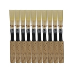 Ficha técnica e caractérísticas do produto 10pcs / set 7.2x0.7x0.7cm Natural Reed Oboe Reeds Instrumento Parte vento (quente)