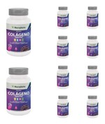 Ficha técnica e caractérísticas do produto 10x Colageno Hidrolisado com Vitamina C 1200mg 120 Capsulas - Macrophytus