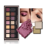 Ficha técnica e caractérísticas do produto 14 Cores Brilha Paleta De Sombra Perolada Pigmento Brilho Maquiagem Fosca