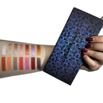 Ficha técnica e caractérísticas do produto 14 cores da sombra Makeup Palette Shimmer Matte Pigment Glitter Com Escova