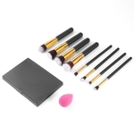 Ficha técnica e caractérísticas do produto 15 Concealer Palette 8 cores + PCS Make Up Kit Escova + ferramenta esponja esfoliante Espelho