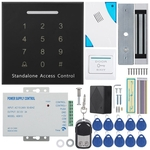 Ficha técnica e caractérísticas do produto 125kHz Door Access Control System Kit Password Keypad ID Card Magnetic Lock