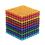 Ficha técnica e caractérísticas do produto 216 Pcs 3mm Bola Magnética Set Magic Magnet Cubo de Construção de Brinquedo para o Alívio do Stress Cor Prata