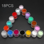 Ficha técnica e caractérísticas do produto 18 cores Acr¨ªlico unhas UV Polish Kit Decore Manicure P¨® Art Set