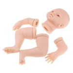Ficha técnica e caractérísticas do produto 18 Polegada Unpainted Vinil Macio Bebê Recém-nascido Boneca Kit Modelo Crianças Diy Fazendo Accs
