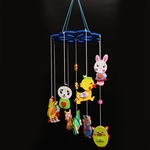 Ficha técnica e caractérísticas do produto 1pc DIY Campânula Wind Chime Set Crianças Wall Hanging cortina decoração Artes Ofícios Pingente Brinquedos