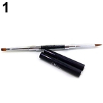 Ficha técnica e caractérísticas do produto 1Pc Nail Art Gel UV Rhinestone Handle Double-headed Acrylic DIY Brush Pen