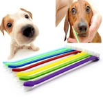 Ficha técnica e caractérísticas do produto 1PCS Cat Dog Pet Tooth Dedo Escova Dental Care Para Pet Escova de dentes Escovas de dentes