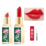 Ficha técnica e caractérísticas do produto 1PCS chinês antigo estilo de maquiagem, Flor de pessegueiro, Veludo, Batom, Silky Moisturizing Lip Balm