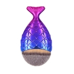 Ficha técnica e caractérísticas do produto 1PCS Mermaid Foundation Pincel blush em pó de maquiagem Pincéis de Maquiagem Cosméticos Tool