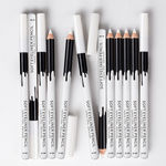 Ficha técnica e caractérísticas do produto 12pcs Professional Marcador Pen Eyeliner macia Strokes, Fácil de cores Eyeshadow Pencil Silkworm Eye Pencil