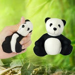 Ficha técnica e caractérísticas do produto 1PCS Squeeze manchado P?o Perfumado lenta subida suave Panda descompress?o Brinquedos