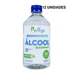 Ficha técnica e caractérísticas do produto 12un Alcool 70 Liquido 500ml Higienizador Antisséptico Belys - Bellys