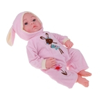 Ficha técnica e caractérísticas do produto 42 Cm Vinil Macio Realista Olhando Bebê Lifelike Boneca Recém-nascido Brinquedos Da Criança