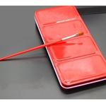 Ficha técnica e caractérísticas do produto Cores pressionado pó 24 Cores Box Ferro Red Pigment Watercolor sólida para Crianças Pintura Adulto.