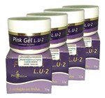 Ficha técnica e caractérísticas do produto 4 Gel Pink Lu2 33g - Piu Bella Original - Piubella