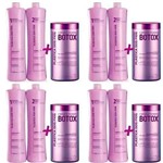 4 Kits Plastica dos Fios Selagem Térmica + 4 Botox + 1 Brind - Luminous Hair