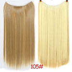 Ficha técnica e caractérísticas do produto 24" Long Straight High Natural Colors Silky High Temperature Fiber Synthetic Clip in Hair Hairpiece Clip in Hair Extensions