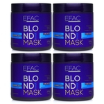 Ficha técnica e caractérísticas do produto 4 Máscara Matizadora EFAC Blond Hair - 500g cada