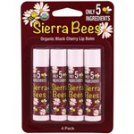 Sierra Bees 4 Bálsamos Orgânicos Lábios Cereja Negra 4,25G