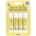 4 Sierra Bees Bálsamos Orgânicos Lábios Creme Brulée 4,25g