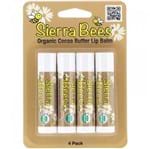 Ficha técnica e caractérísticas do produto 4 Sierra Bees Bálsamos Orgânicos Lábios Manteiga Cacau 4,25g
