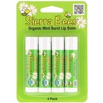 Ficha técnica e caractérísticas do produto 4 Sierra Bees Bálsamos Orgânicos para Lábios Menta 4,25G