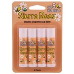 Ficha técnica e caractérísticas do produto 4 Sierra Bees Bálsamos Orgânicos para Lábios Toranja 4,25g