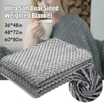 Ficha técnica e caractérísticas do produto 4 Tamanhos Premium Cobertor Ponderado Cobertores Pesados Inverno Sono Sensorial Quente Reduzir Ansiedade Algodão