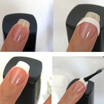 Ficha técnica e caractérísticas do produto 240 Pcs Manicure Nail Art Tips Form Guide Adesivo Edge Tape DIY Stencil Tool