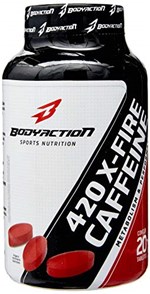 Ficha técnica e caractérísticas do produto 420 X-Fire Caffeine - 20 Comprimidos - BodyAction, BodyAction